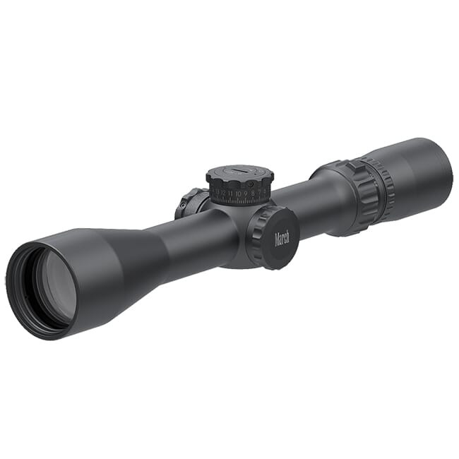 March Scopes March Compact 2.5-25x42mm MTR-RTM Reticle 1/4MOA Riflescope D25V42M-MTR-RTM - March Scopes