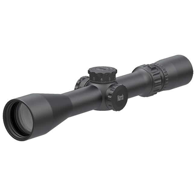 March Scopes March Compact Tactical 2.5-25x42 MML Reticle 0.1MIL Riflescope D25V42TML - March Scopes