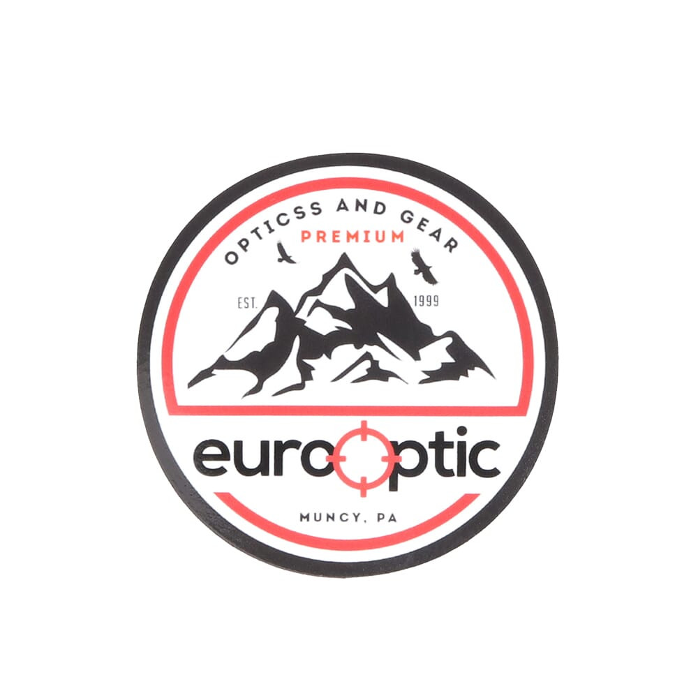 EuroOptic Mountains 2.5" Circle Custom Decal DCD-MOUNTAINS - Eurooptic
