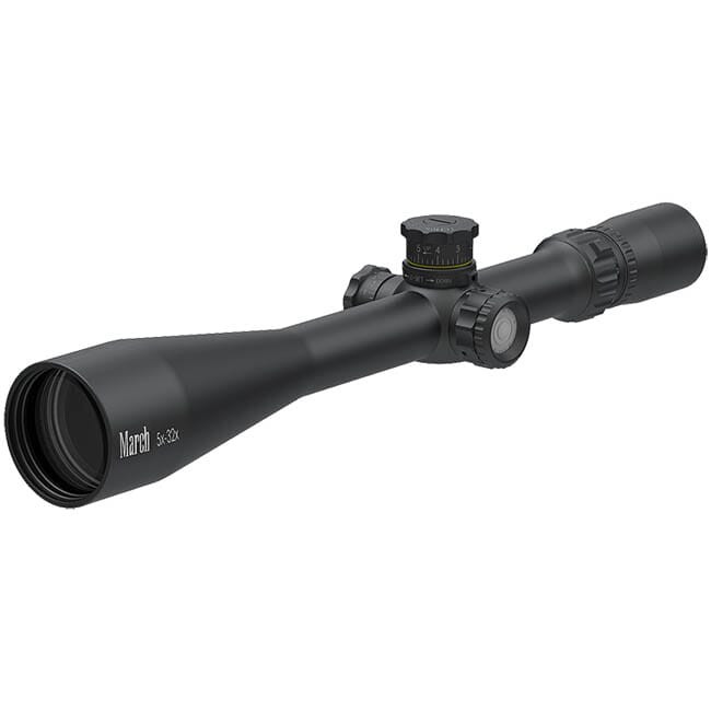 March Scopes March Tactical 5-32x52 MTR-3 Reticle 1/8MOA Illuminated Riflescope D32V52TI - March Scopes