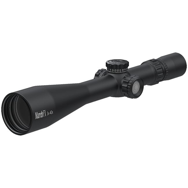 March Scopes March FX Tactical 5-40x56 FMA-1 Reticle 1/4MOA Illuminated FFP Riflescope D40V56FIMA4 - March Scopes