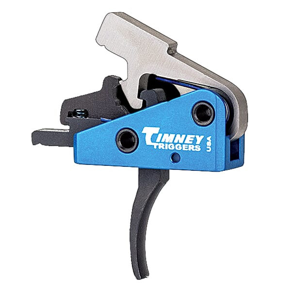 Timney Triggers Timney AR Targa Large Pin, 2 Stage, Long 1st Stage, Curved 2+2 lb Trigger 663L - Timney Triggers