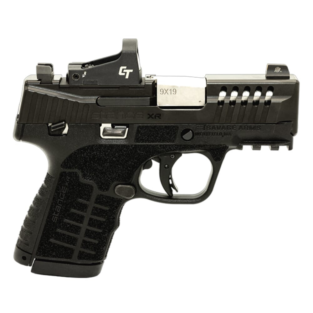 Savage Arms Stance XR MC9MS 9mm 3.2" 1:10" Bbl Black Semi-Auto Pistol w/Red Dot Sight 67054 - Savage