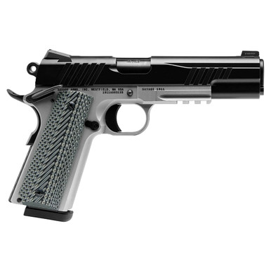 Savage Arms 1911 Gov't Style 9mm 5" 1:10" Bbl 2-Tone Semi-Auto Pistol w/Rail 67209 - Savage Arms