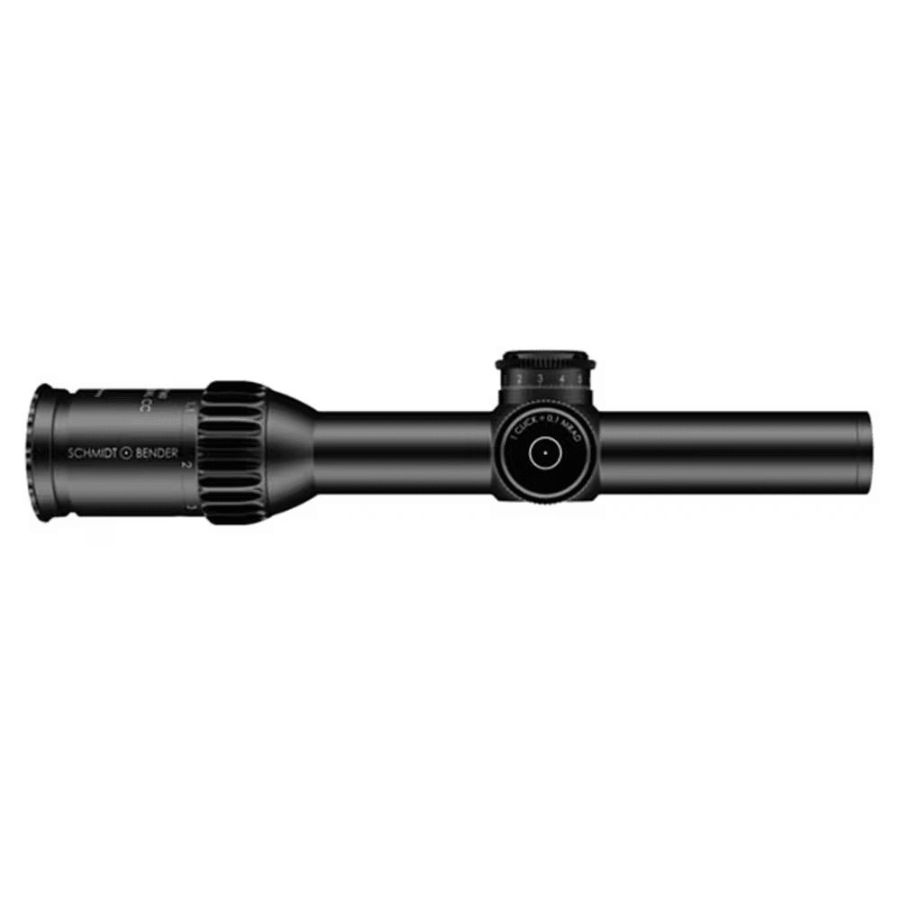 Schmidt Bender 1-8x24 PM II ShortDot Dual CC MDR ST LT MTC / ST LT ZC 0.1 mrad cw Black Riflescope 683-811-44E-K1-H1 - Schmidt Bender