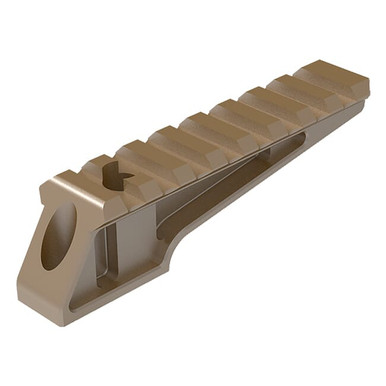 Badger Ordnance Condition One Coaxial Laser Integration Fixture (CLIF) 8 Slot Rail Tan 700-20 - Badger Ordnance