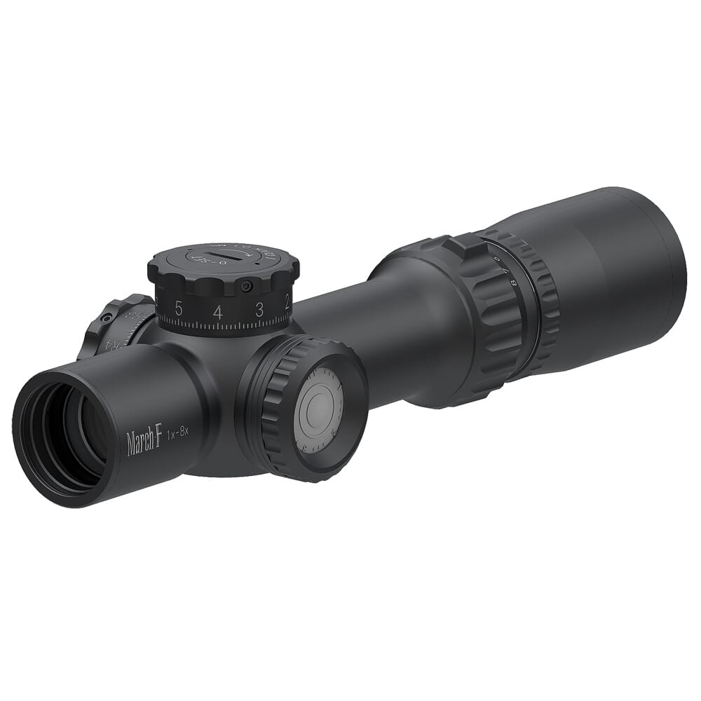March Scopes March F Tactical 1-8x24 short FMC-2 Reticle 0.1MIL Illuminated FFP Riflescope D8SV24FIML