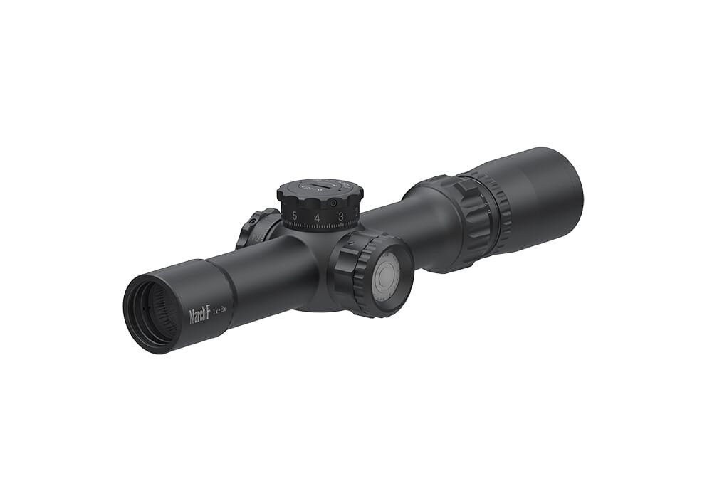 March Scopes March F Tactical 1-8x24mm FMC-2 Reticle 0.1MIL Illuminated FFP Riflescope D8V24FIML-FMC-2-800258 - March Scopes
