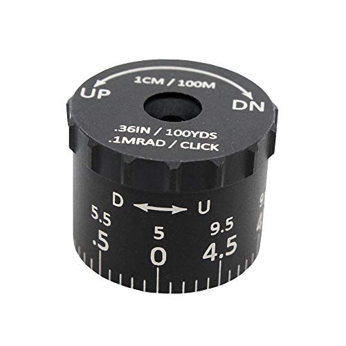 Sightron SIII 8-32 & SIII 6-24 .1MRAD 9.5MRAD Tactical Elevation Knob 74006 - Sightron