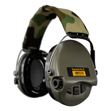 Sordin Supreme Pro-X LED Green GEL Headband 75302-X-07-S-US - Sordin