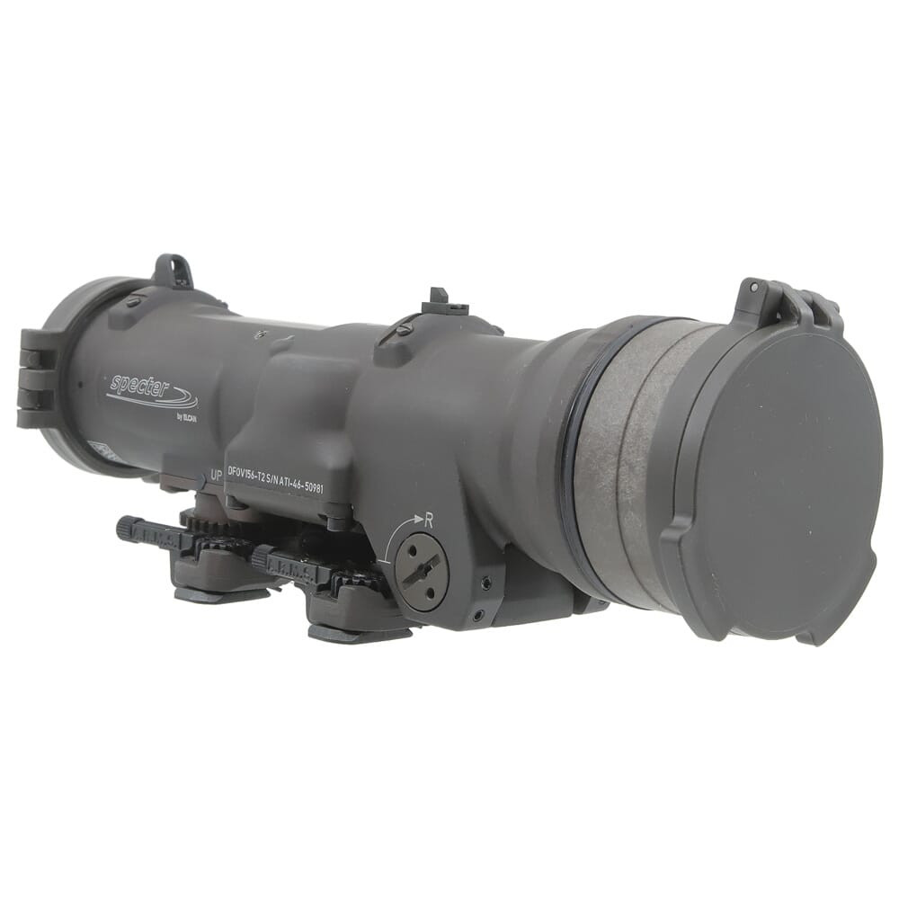 Elcan SpecterDR 1.5x/6x7.62mm FDE Riflescope w/Flip Covers, ARD & A.R.M.S. Levers DFOV156-F2