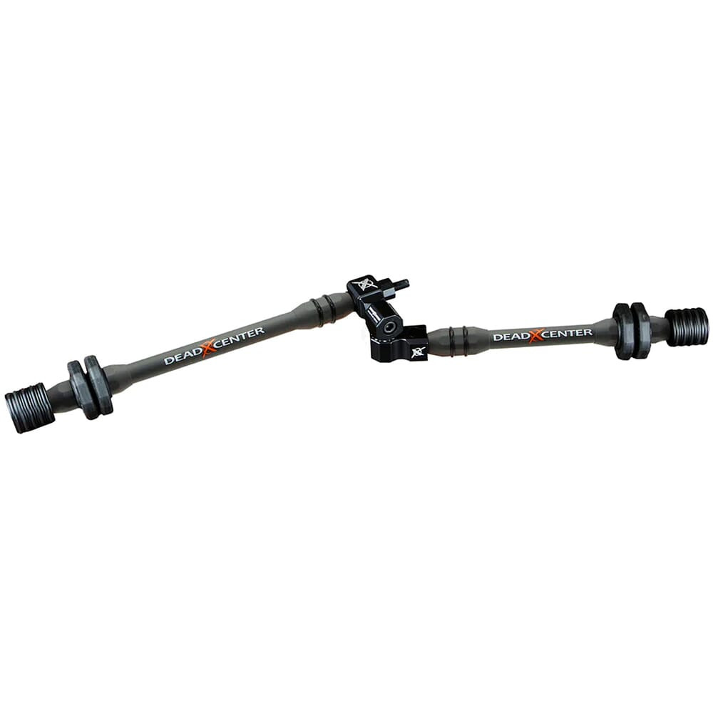 Dead Center Archery Dead Center Dead Level Hunter V2 10" & 8" Grey Stabilizers DLHV2-10-8-GRY in Gray - Dead Center Archery