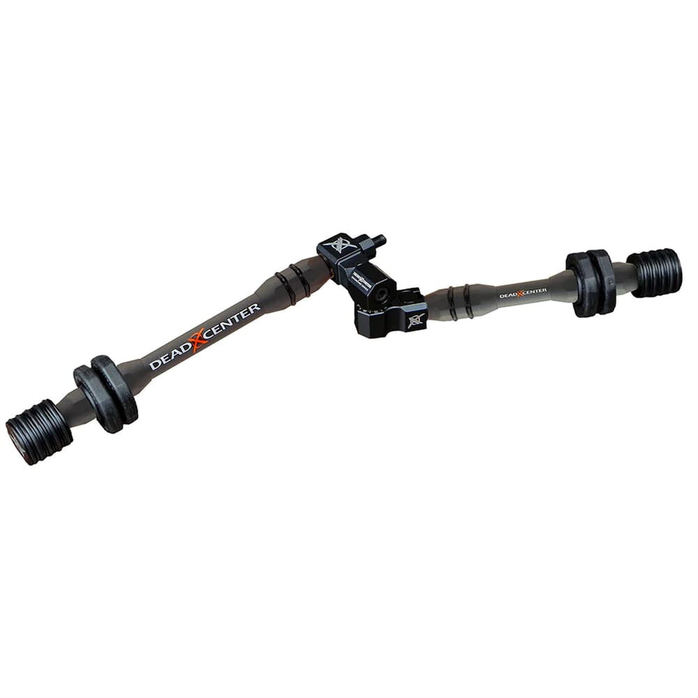 Dead Center Archery Dead Center Dead Level Hunter V2 8" & 6" Grey Stabilizers DLHV2-8-6-GRY in Gray - Dead Center Archery