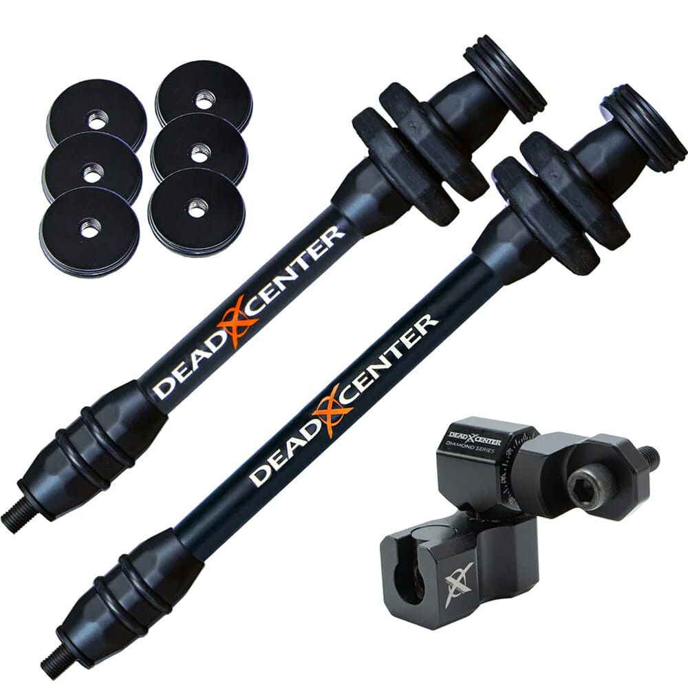 Dead Center Archery Dead Center Dead Level Hunter V2 Lite 10" & 8" Black Stabilizers DLHV2L-10-8-BLK - Dead Center Archery