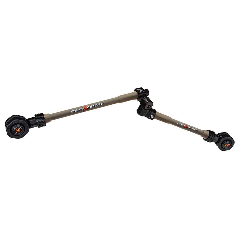 Dead Center Archery Dead Center Dead Level Hunter Verge 12" & 9" Tan Stabilizers DLHVRG-12-9-TAN - Dead Center Archery