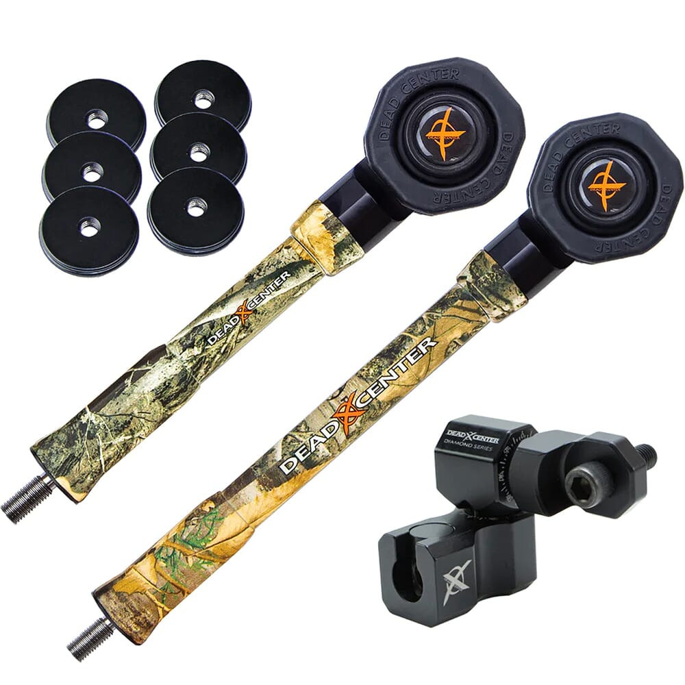 Dead Center Archery Dead Center Dead Level Hunter Verge Lite 9" & 7" Realtree Edge Stabilizers DLHVRGL-9-7-RTED - Dead Center Archery