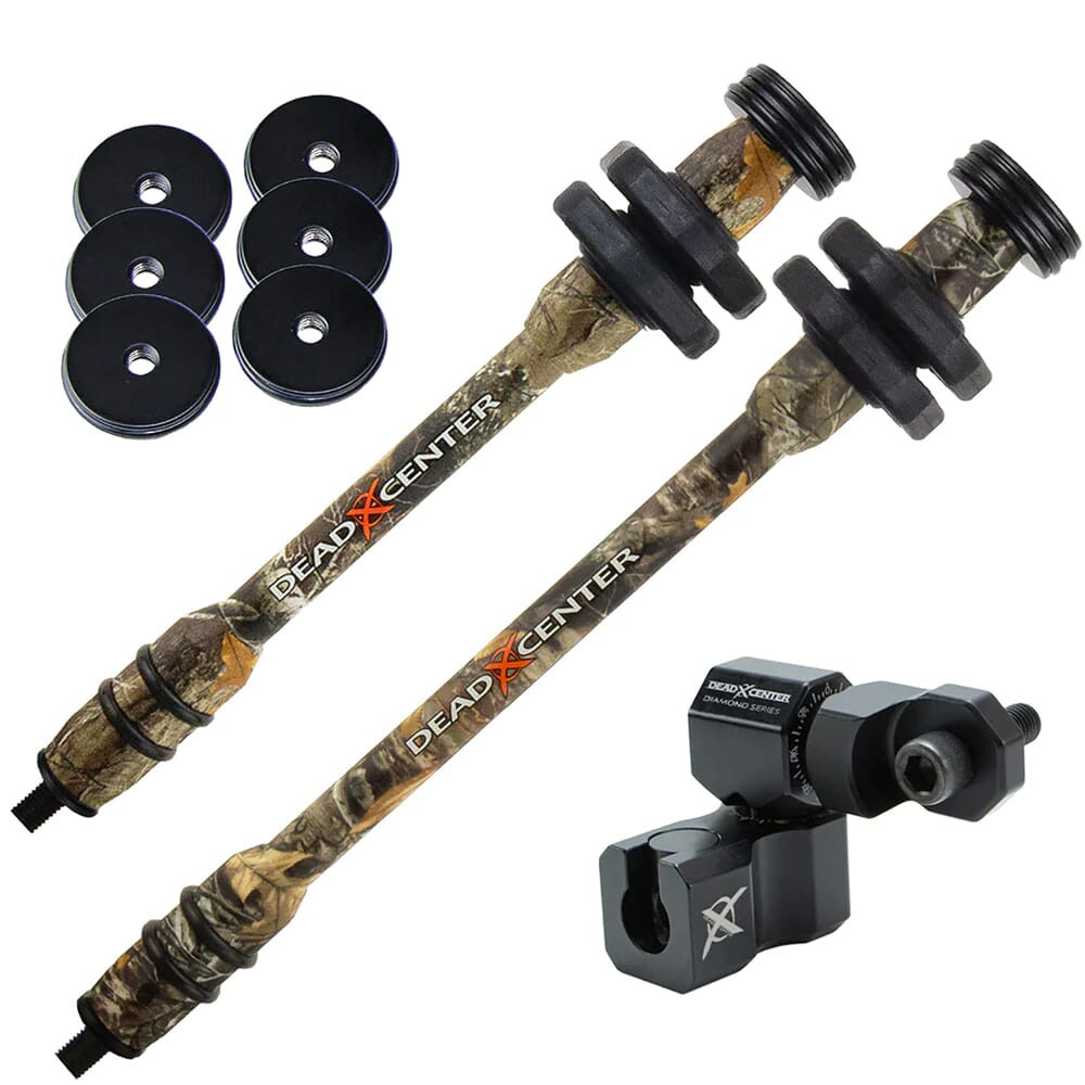 Dead Center Archery Dead Center Dead Level Hunter XS Lite 10" & 8" Realtree Edge Stabilizers DLHXSL-10-8-RTED - Dead Center Archery