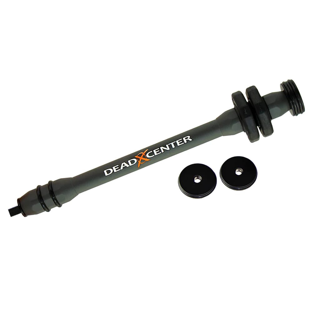 Dead Center Archery Dead Center Dead Silent Hunting Series Carbon V2 10" Grey Stabilizer DSHCV2-10-GRY in Gray - Dead Center Archery
