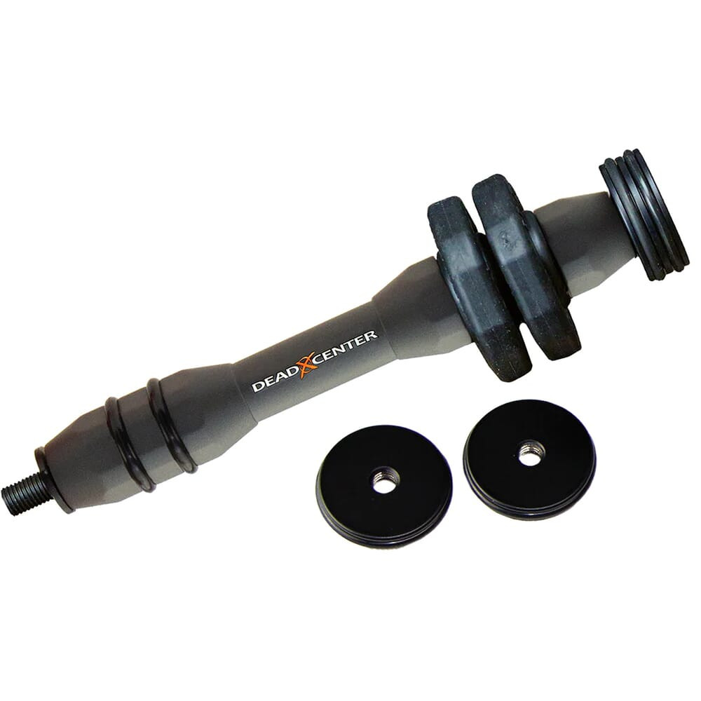 Dead Center Archery Dead Center Dead Silent Hunting Series Carbon V2 6" Grey Stabilizer DSHCV2-6-GRY in Gray - Dead Center Archery