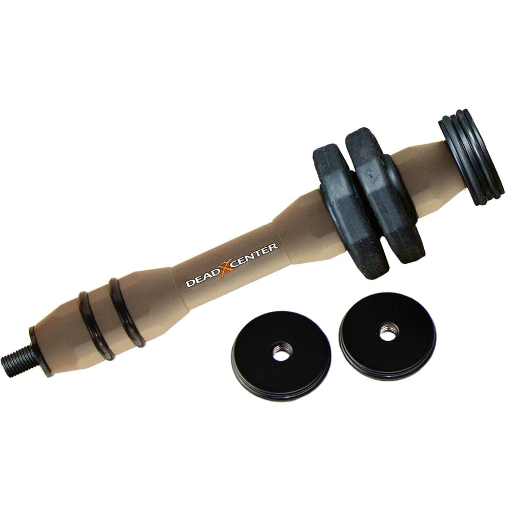Dead Center Archery Dead Center Dead Silent Hunting Series Carbon V2 6" Tan Stabilizer DSHCV2-6-TAN - Dead Center Archery