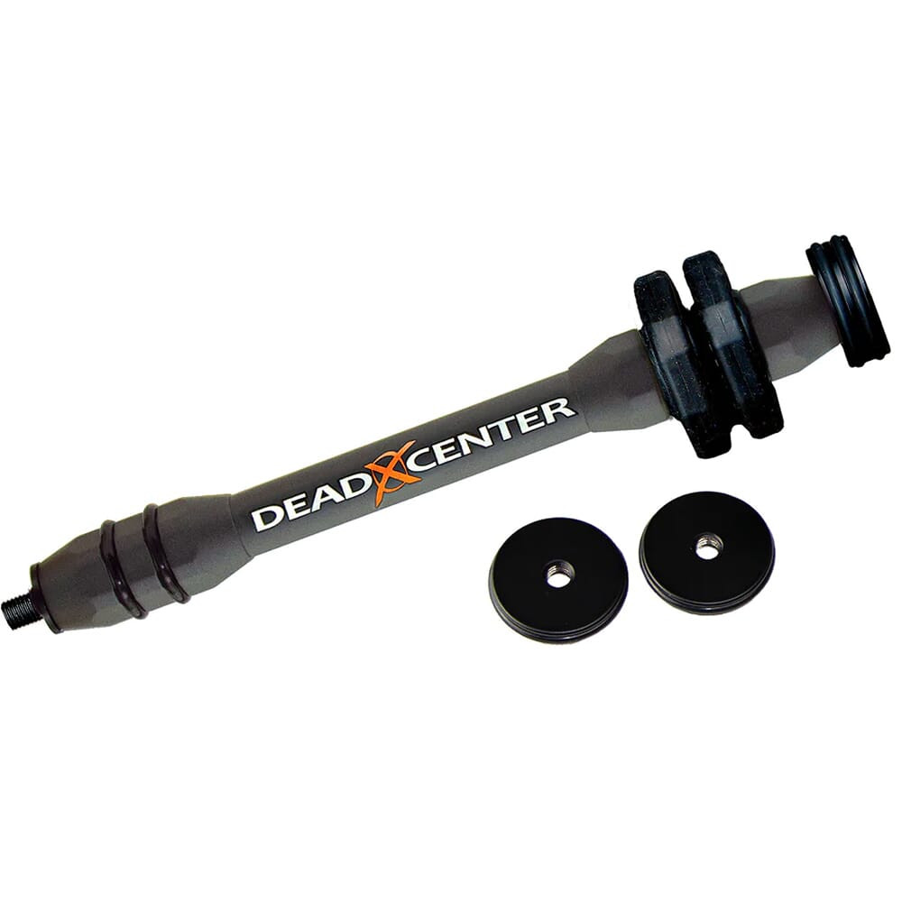 Dead Center Archery Dead Center Dead Silent Hunting Series Carbon V2 8" Grey Stabilizer DSHCV2-8-GRY in Gray - Dead Center Archery