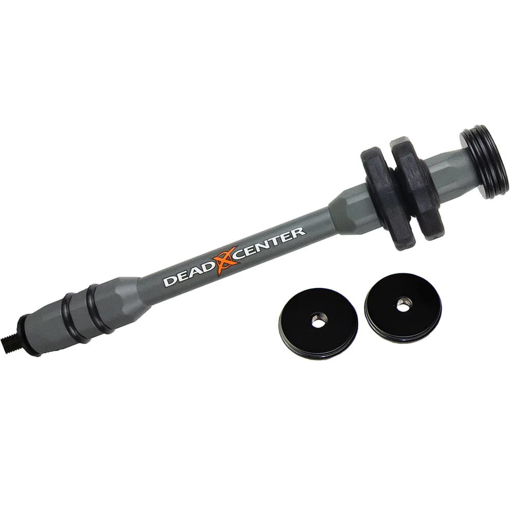 Dead Center Archery Dead Center Dead Silent Hunting Series XS 8" Grey Stabilizer DSHCXS-8-GRY in Gray - Dead Center