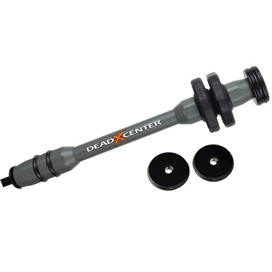 Dead Center Archery Dead Center Dead Silent Hunting Series XS 8" Grey Stabilizer DSHCXS-8-GRY in Gray - Dead Center Archery