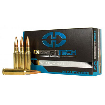 Desert Tech 308 Win 175gr PTS Match 20rd DTM-308WIN-PTS - Desert Tech