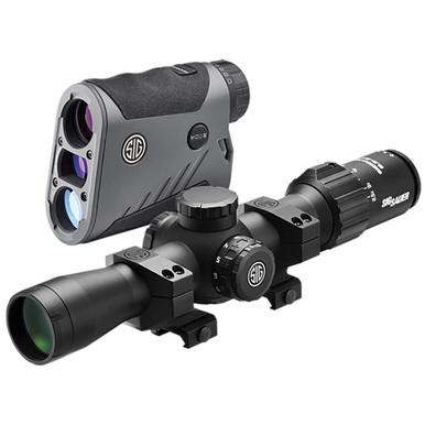 Mission Sig Sierra BDX 3 2.5-8x32 Scope w/Alpha-1 Tactical Rings & Kilo 1600 Rangefinder Combo Package 80771 - Mission