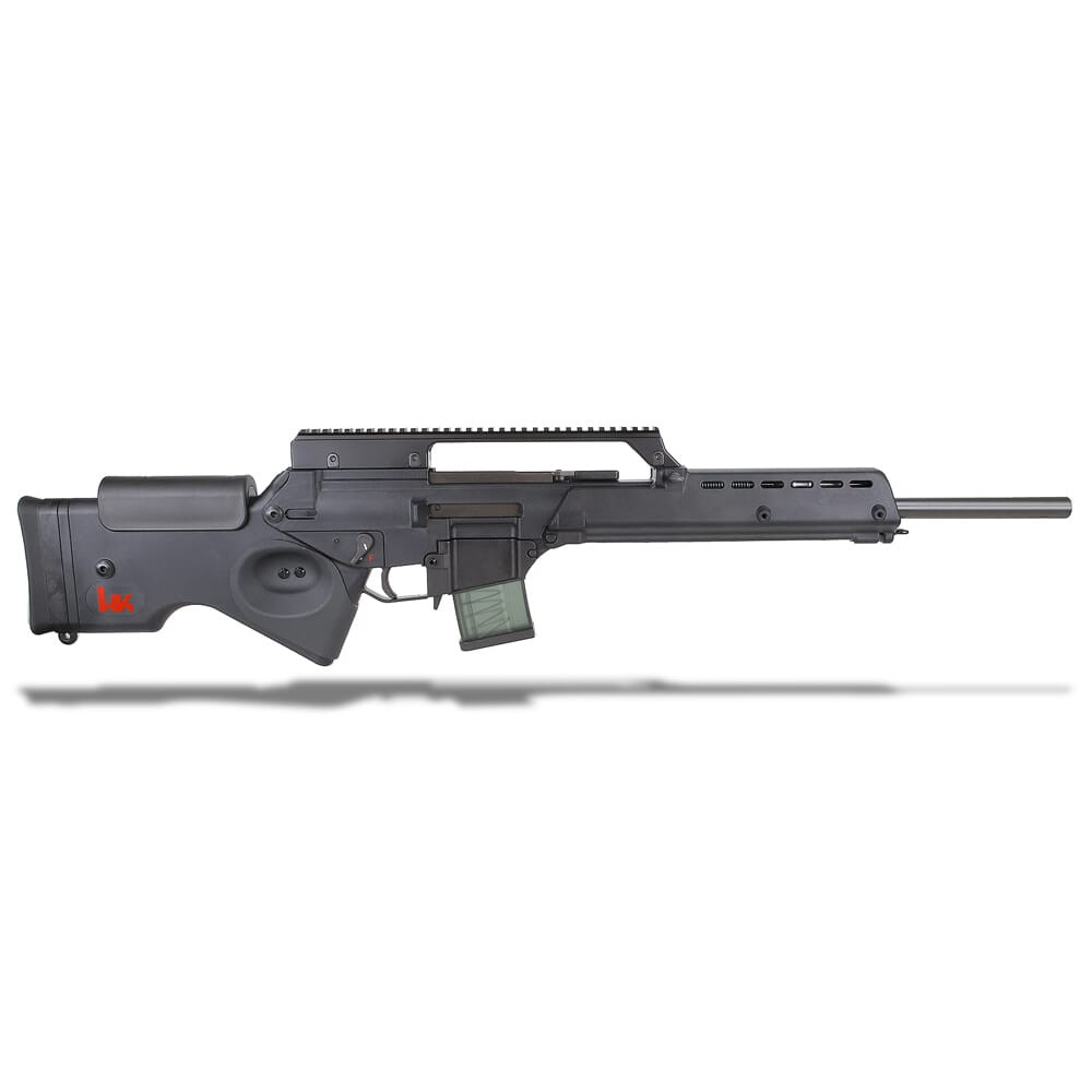 Heckler & Koch HK SL8 .223 Rem Semi-Auto 20" 1:7" Bbl Black CA Compliant Rifle w/Grip Wrap & (2) 10rd Mags 81000752 - Heckler & Koch