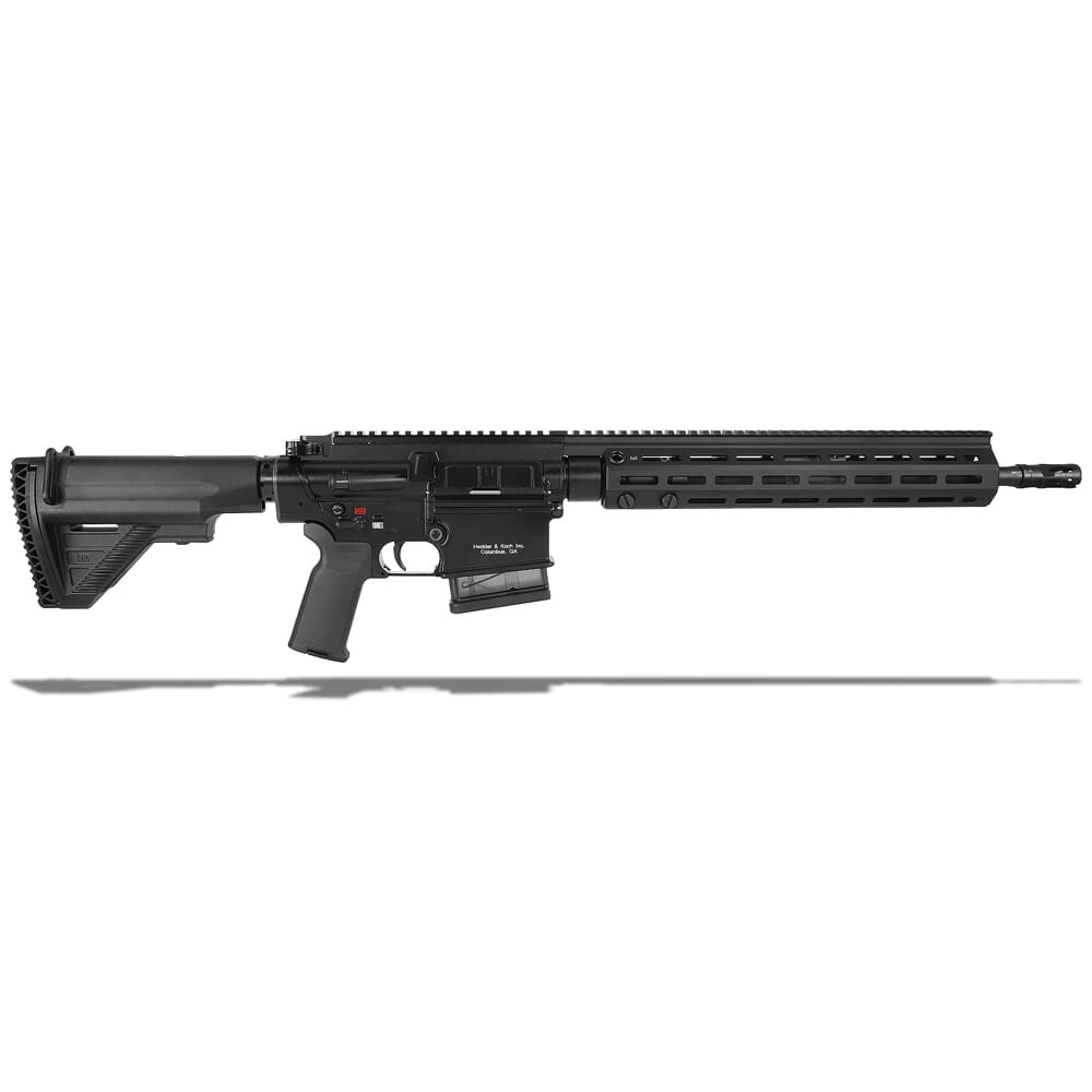 Heckler & Koch HK MR762 7.62mm Semi-Auto 16.5" Bbl M-LOK Optics Ready CA Compliant Rifle w/(1)10rd Mag with Mag Lock 81000801 - Heckler and Koch