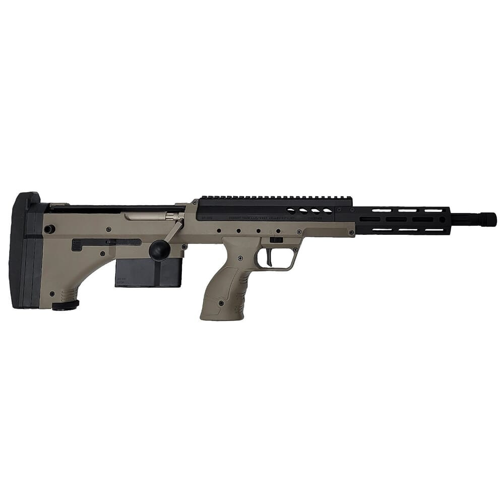 Desert Tech SRSA2 Covert 6.5 Creedmoor 18" 1:8" 5/8x24" Bbl 6rd Black/FDE Bolt-Action Rifle SRS-RF-C-D18R-BF - Desert Tech