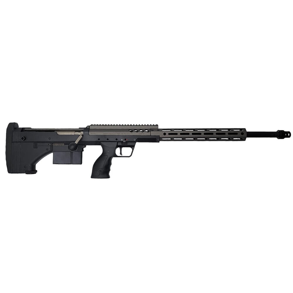 Desert Tech SRSA2 Standard 6.5 Creedmoor 26" 1:8" 5/8x24" Bbl 1:8" 5/8x24" Bbl 6rd Tungsten/Black Bolt-Action Rifle SRS-RF-S-D26R-TB - Desert Tech