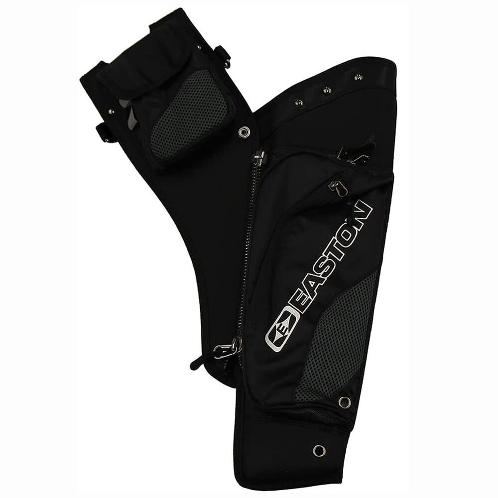 Easton Deluxe Hip Quiver Takedown w/ Belt RH Black 828260 - Easton