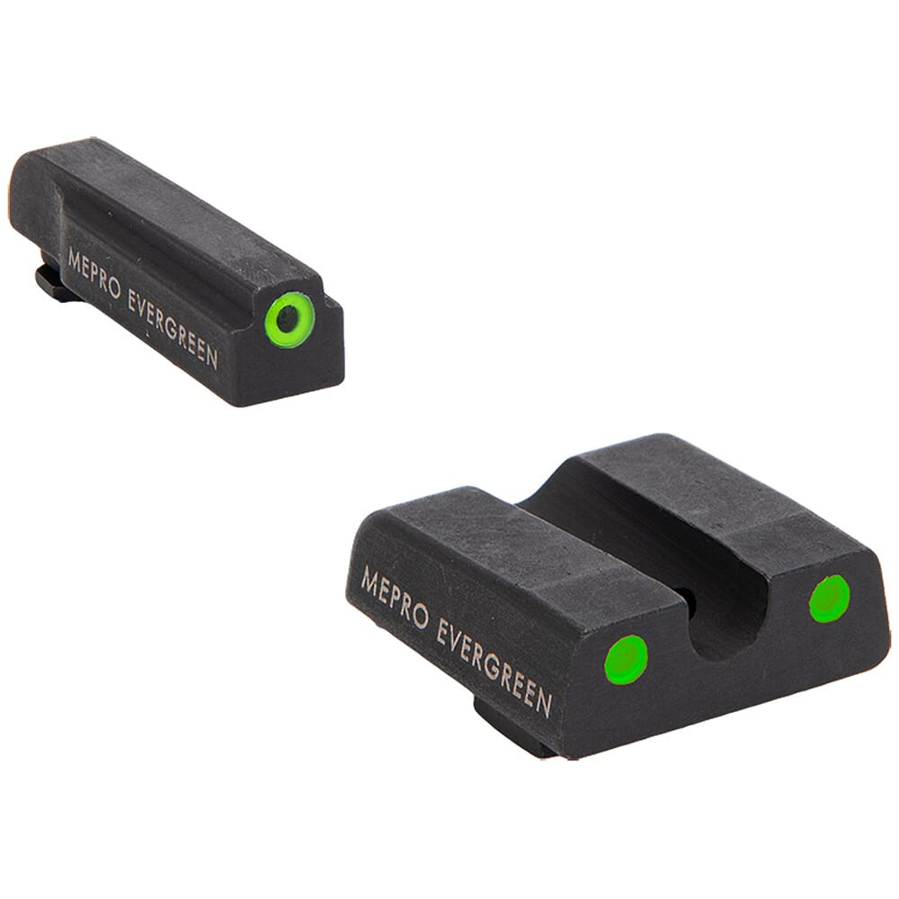 Meprolight USA Meprolight Evergreen Glock (All Models) Green Ring/Green Pistol Sight Set 83200001 - Meprolight USA