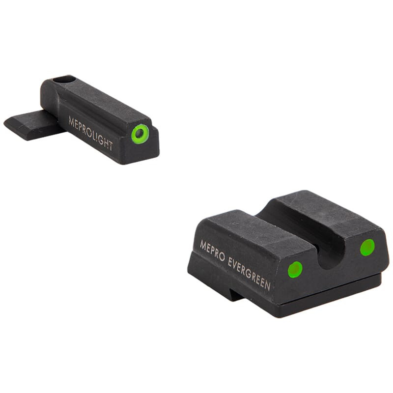 Meprolight USA Meprolight Evergreen H&K 45/P30/VP9/SFP9 (Not VP2020) Green Ring/Green Pistol Sight Set 83200051 - Meprolight USA