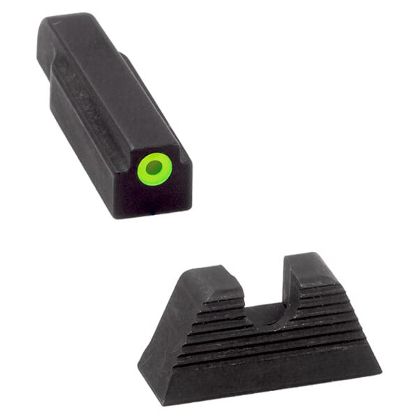 Meprolight USA Meprolight Evergreen Sig 9mm/357, P Series (Not 365XL) Except P365XL Green Ring/Green Pistol Sight Set 83201061 - Meprolight
