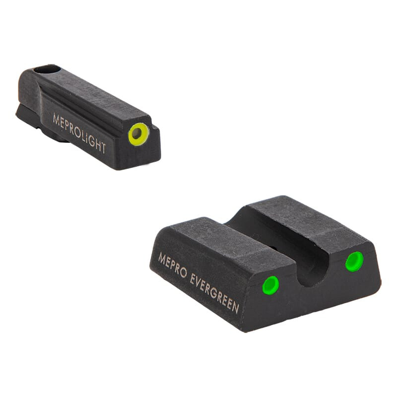 Meprolight USA Meprolight Evergreen CZ P07/09 Yellow Ring/Green Pistol Sight Set 83300012 - Meprolight USA