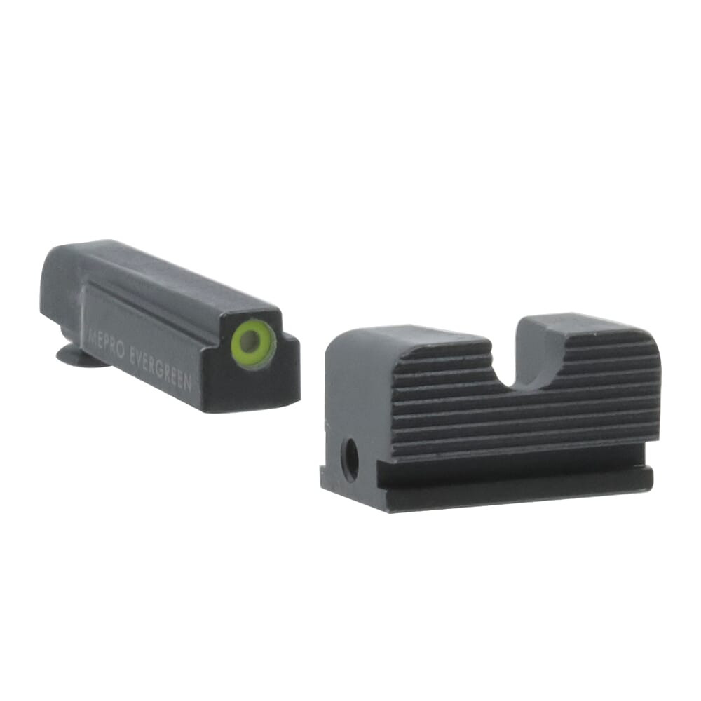 Meprolight USA Meprolight Evergreen Walther PPQ Yellow Ring/Blank Pistol Sight Set 83301021 - Meprolight USA