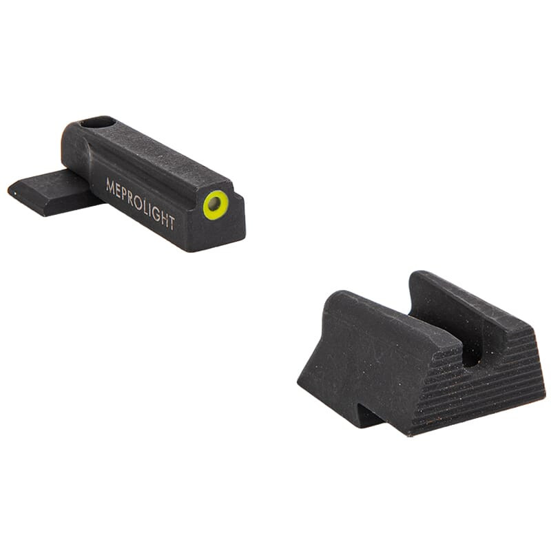 Meprolight USA Meprolight Evergreen H&K 45/P30/VP9/SFP9 (Not VP2020) Yellow Ring/Blank Pistol Sight Set 83301051 - Meprolight USA