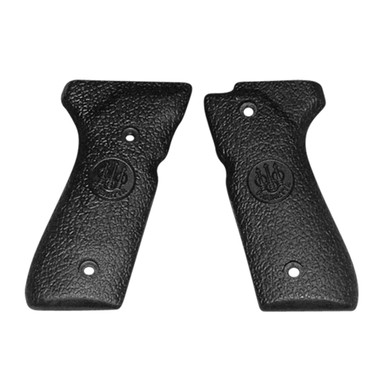 Beretta 92/96 Series Black Thin Rubber Grips E00752 - Beretta
