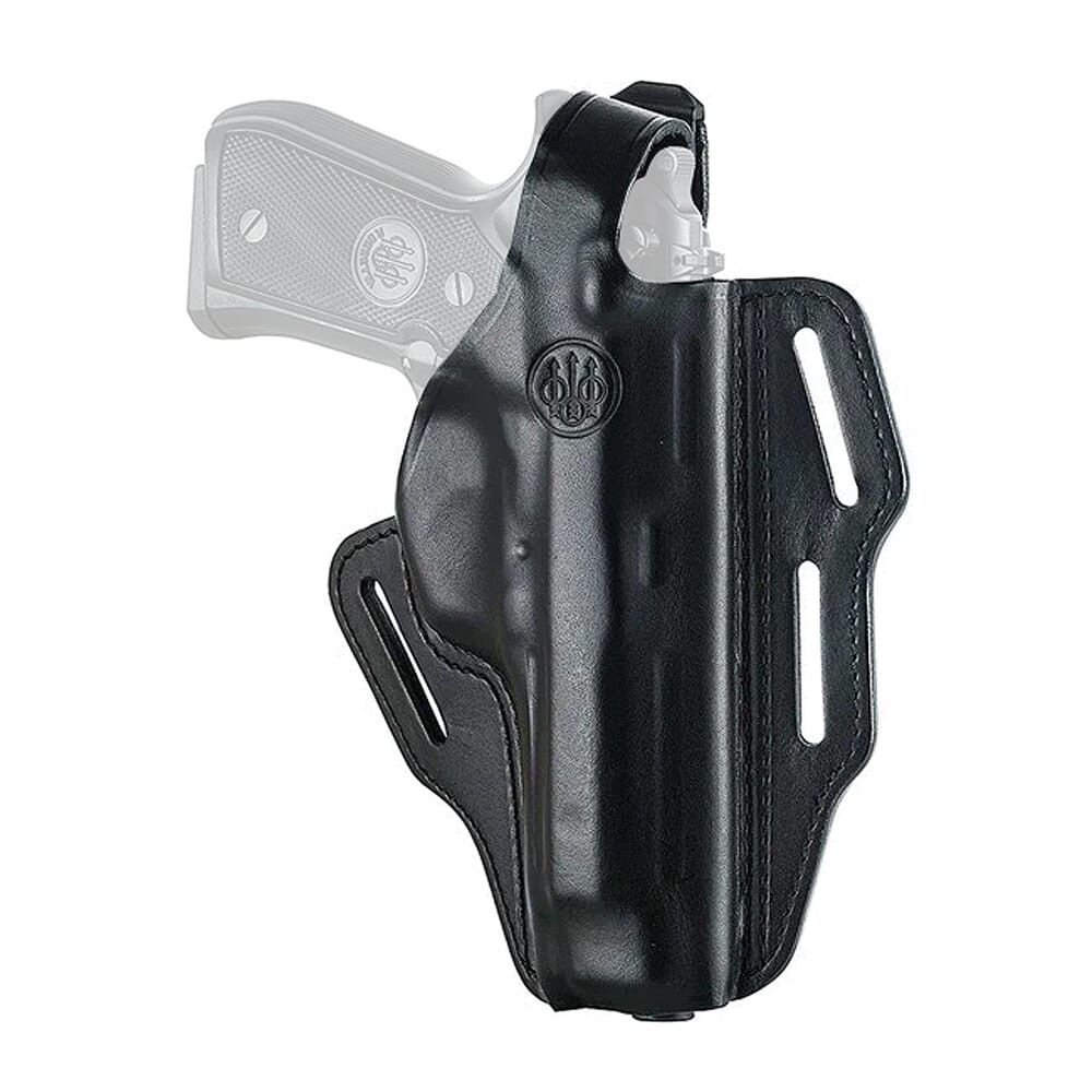Beretta 92 Brigadier Mod 05 Demi 3 Black Leather Right Hand IWB Holster w/HD Thumb Break Safety Device E01652 - Beretta
