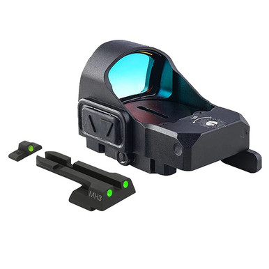 Meprolight USA Meprolight microRDS H&K 45/45C/P30/VP9/SFP9 Red Dot Sight Full Kit w/Backup Night Sight Set & QD Adapter 88070505 - Meprolight USA