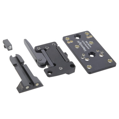 Meprolight USA Meprolight microRDS Glock Adapter Kit w/Backup Night Sight Set, QD Adapter & Optics Adapter Plate 88071500 - Meprolight USA