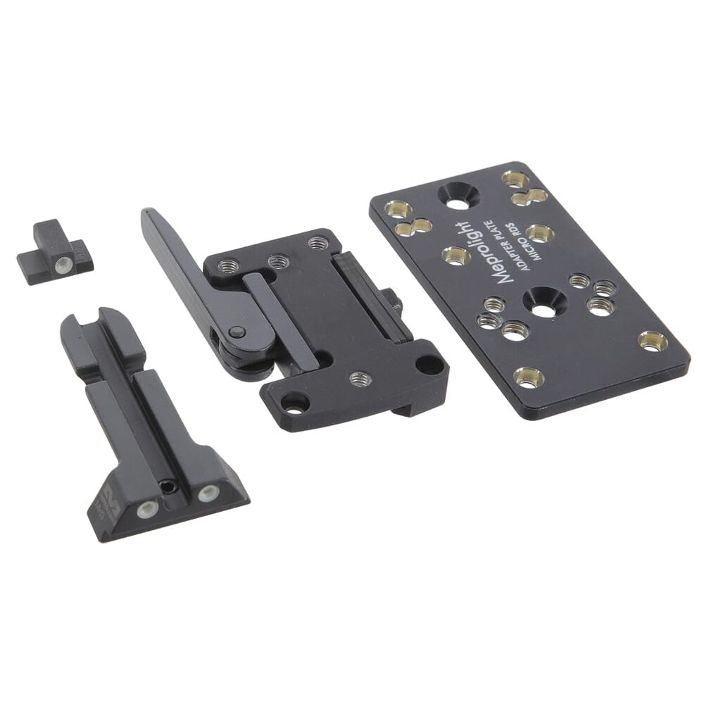 Meprolight USA Meprolight microRDS Canik TP Series Adapter Kit w/Backup Night Sight Set, QD Adapter & Optics Adapter Plate 88071511 - Meprolight USA