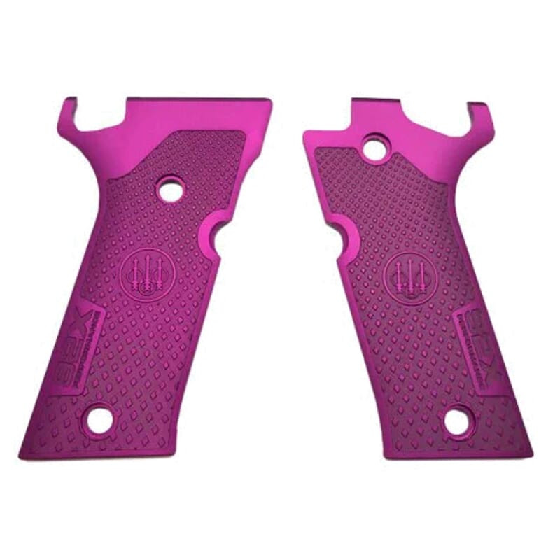 Beretta 92X Performance Match Violet Aluminum Grips E02716 - Beretta