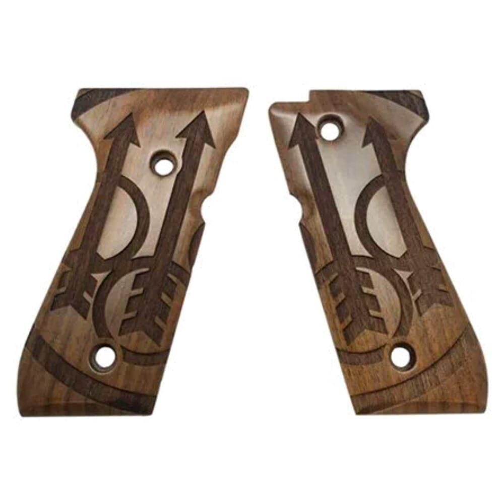 Beretta 92 Series Big Trident Walnut Grips E02830 - Beretta
