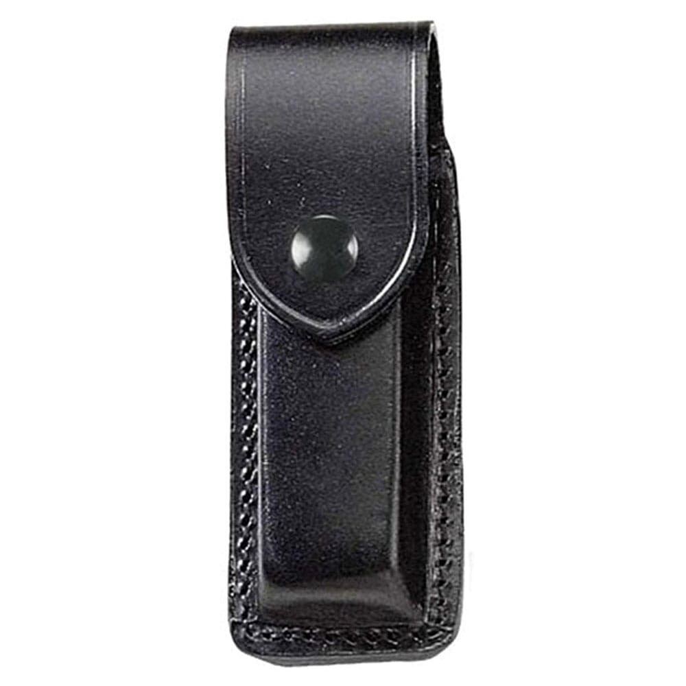 Beretta Black Single Leather Magazine Pouch w/Flap E03562 - Beretta