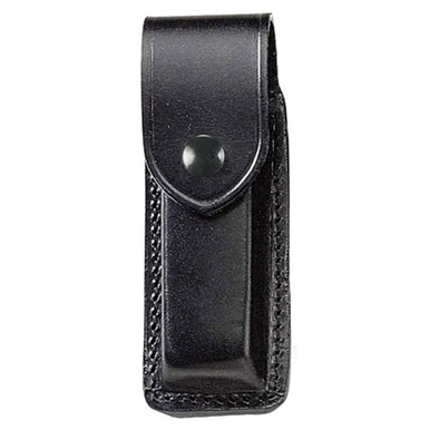 Beretta Black Single Leather Magazine Pouch w/Flap E03562