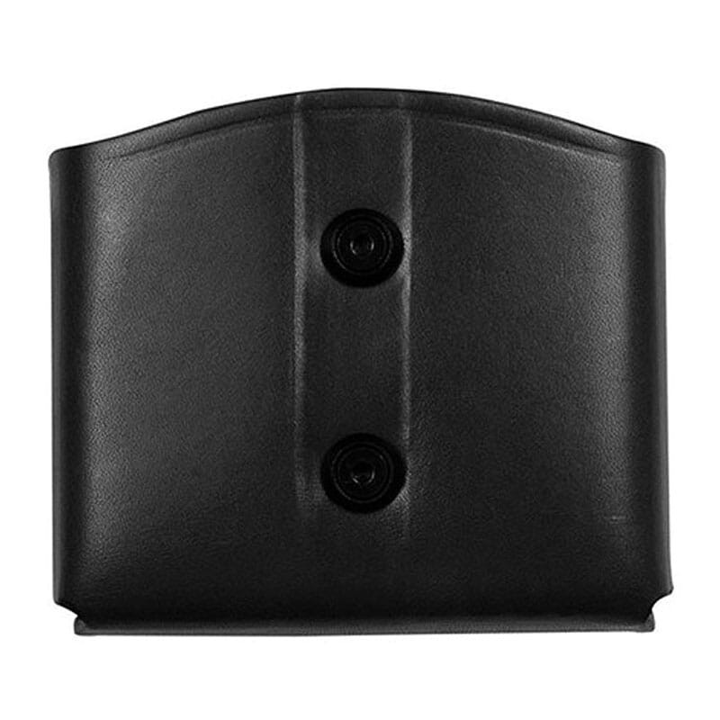 Beretta Black Double Leather Open Top Magazine Pouch E03565 - Beretta